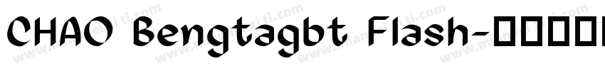 CHAO Bengtagbt Flash字体转换